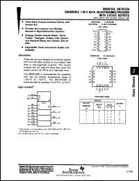 Click here to download SNJ54F258FK Datasheet