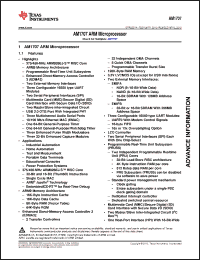 Click here to download AM1707 Datasheet