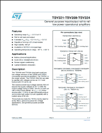 Click here to download TSV321 Datasheet