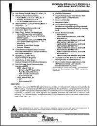 Click here to download MSP430F248TRGCR Datasheet