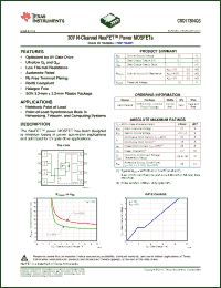 Click here to download CSD17304Q3 Datasheet