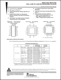 Click here to download SNJ54LV139AW Datasheet