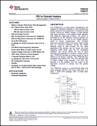 Click here to download TPS65721RSNT Datasheet