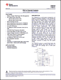 Click here to download TPS65720YFFR Datasheet