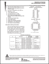 Click here to download SN74HC259NS Datasheet