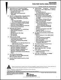 Click here to download TMX320C6203GGP100 Datasheet