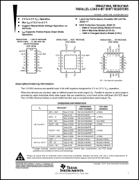 Click here to download SN74LV165ADRG4 Datasheet