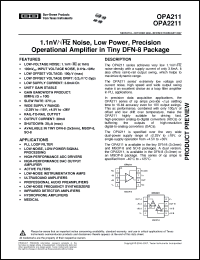 Click here to download OPA211A Datasheet
