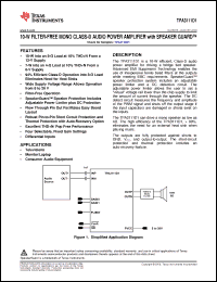 Click here to download TPA3111D1 Datasheet