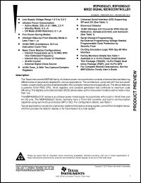 Click here to download MSP430G2X21 Datasheet