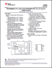 Click here to download CDCE925PW Datasheet