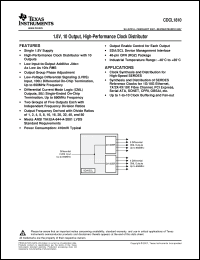 Click here to download CDCL1810RGZR Datasheet