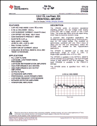 Click here to download OPA209AID Datasheet