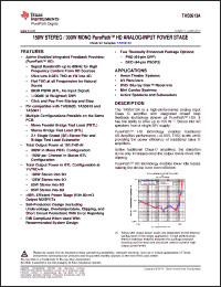 Click here to download TAS5613APHDR Datasheet