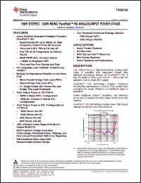 Click here to download TAS5613ADKD Datasheet