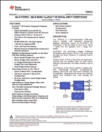Click here to download TAS5616 Datasheet