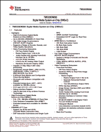 Click here to download TMS320DM365ZCE21 Datasheet