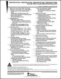 Click here to download TMS470R1VF3482 Datasheet