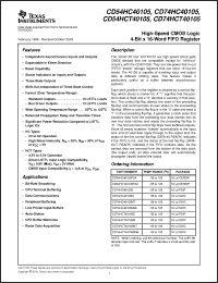 Click here to download CD74HC40105MG4 Datasheet