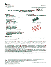 Click here to download PTH12040WAZT Datasheet