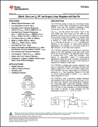 Click here to download TPS72017YZUT Datasheet