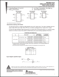 Click here to download 74AHC1G125DBVTG4 Datasheet