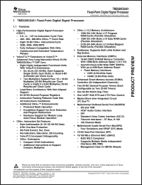 Click here to download TMS320C6421 Datasheet