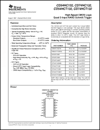 Click here to download CD74HC132M96G4 Datasheet