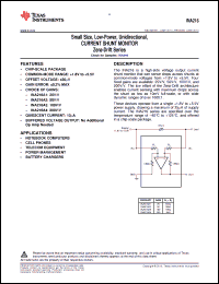 Click here to download INA216A4YFFR Datasheet