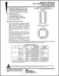 Click here to download SN74HCT573NE4 Datasheet