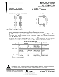 Click here to download SN74ACT240DWG4 Datasheet