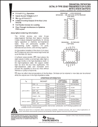 Click here to download SN74AC564DWG4 Datasheet