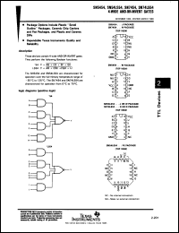 Click here to download SN7454J4 Datasheet