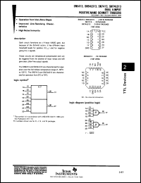 Click here to download SN7413J4 Datasheet