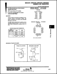 Click here to download SNC54LS243W Datasheet