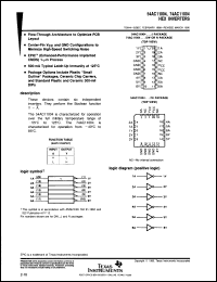 Click here to download 74AC11004J Datasheet