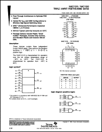 Click here to download 54AC11010J Datasheet