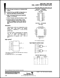 Click here to download 54AC11020J Datasheet