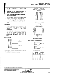 Click here to download 54AC11021J Datasheet
