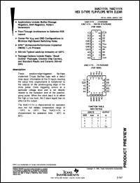 Click here to download 54AC11174FK Datasheet