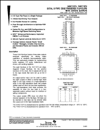 Click here to download 54AC11374FK Datasheet