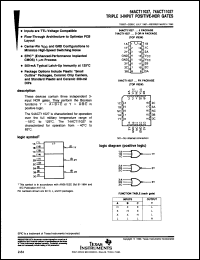 Click here to download SNJ54ACT11027FK Datasheet