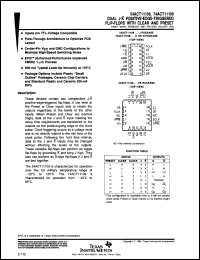 Click here to download SNJ54ACT11109J Datasheet