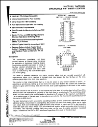 Click here to download 74ACT11161J Datasheet