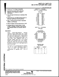 Click here to download 54ACT11174FK Datasheet