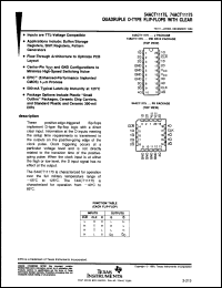 Click here to download SNJ54ACT11175J Datasheet