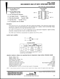Click here to download LF347BJ Datasheet