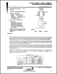 Click here to download LM385D1.2 Datasheet