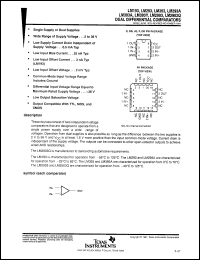 Click here to download LM193JG/883B Datasheet