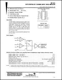 Click here to download MC1545W Datasheet